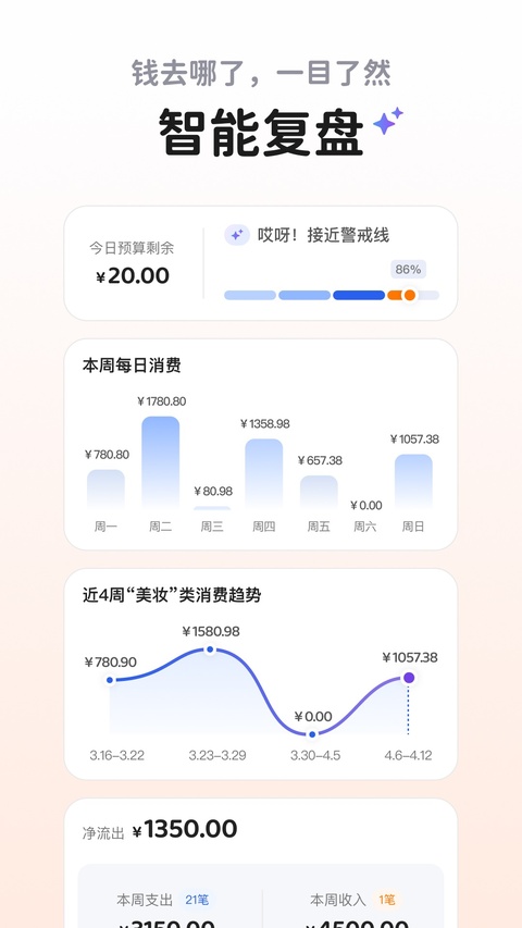 咔皮记账app截图2