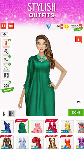 国际时装设计师Fashion Stylist Dress Up Game截图1