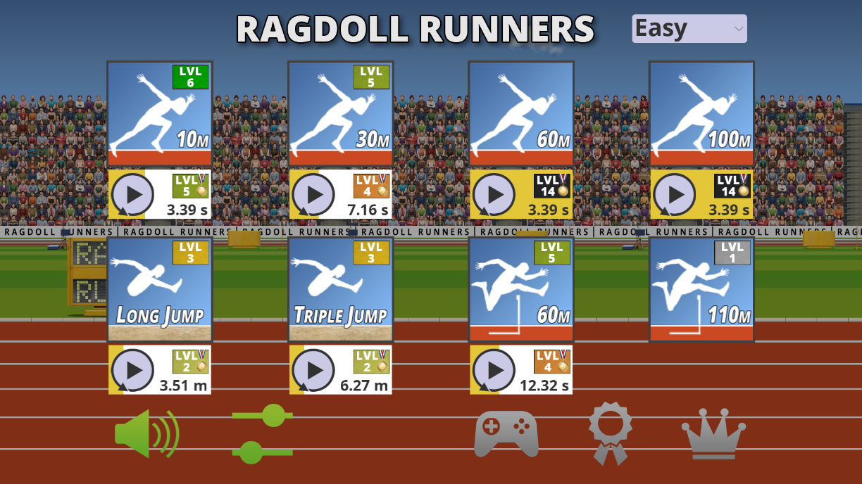 跑步模拟器(Ragdoll Runners)截图1