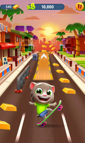 汤姆猫跑酷最新版截图4
