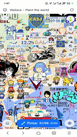 Wplace像素地图截图4