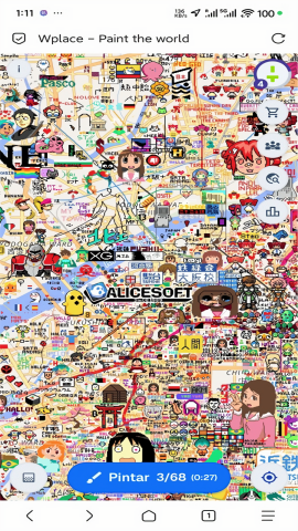 Wplace像素地图截图3
