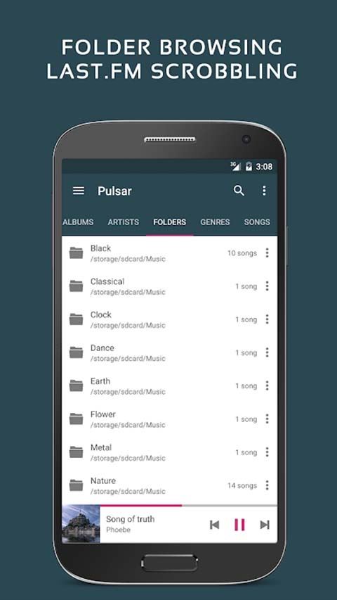 脉冲音乐播放器pulsar截图1