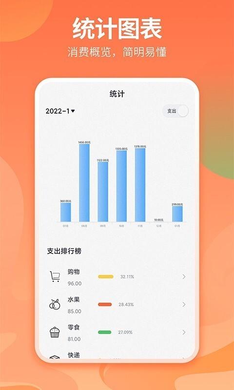 番茄记账本截图2