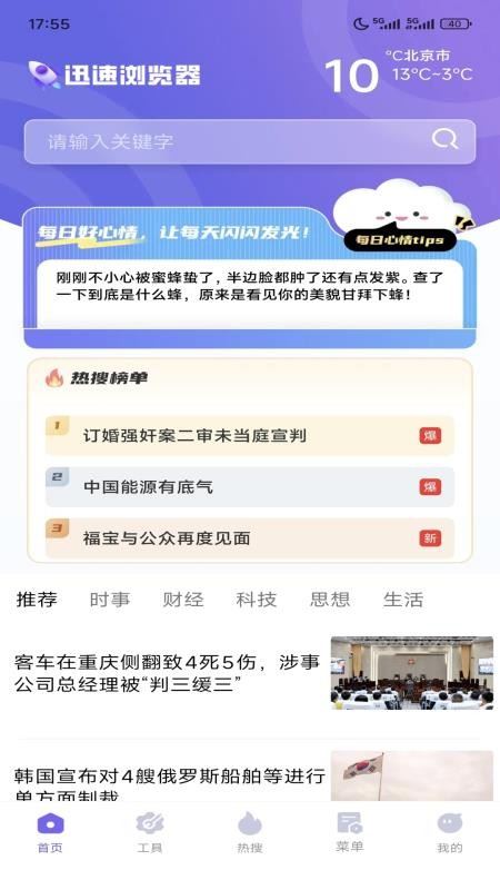 迅速浏览器截图4
