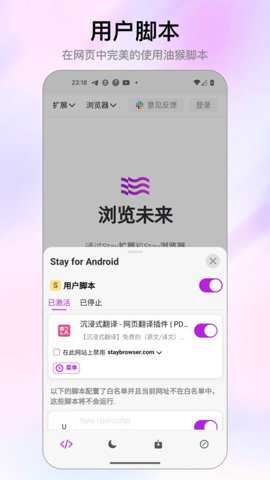 Stay浏览器截图2