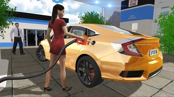 汽车模拟器城市驾驶(Car Simulator Civic: City Driving)截图2
