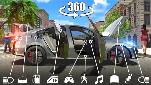汽车模拟器城市驾驶(Car Simulator Civic: City Driving)截图4