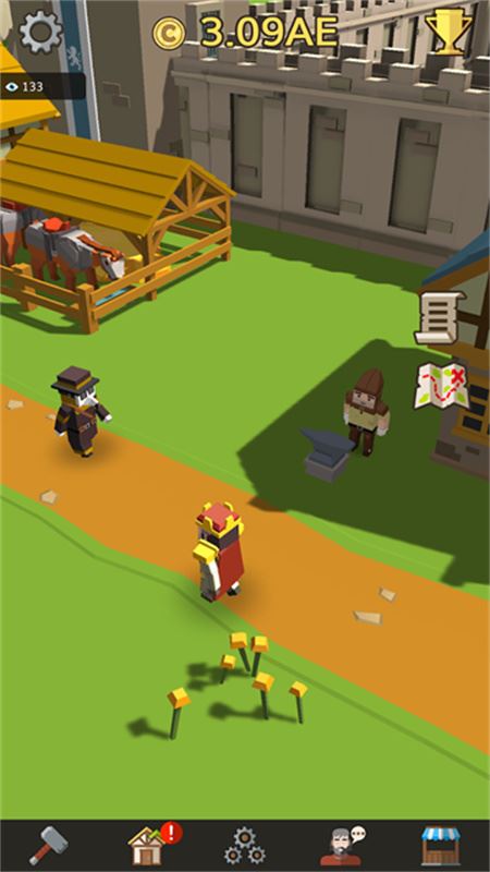 偷懒的中世纪大亨(Medieval: Idle Tycoon)截图1
