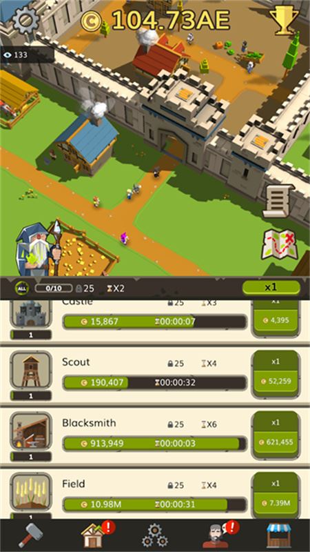 偷懒的中世纪大亨(Medieval: Idle Tycoon)截图4