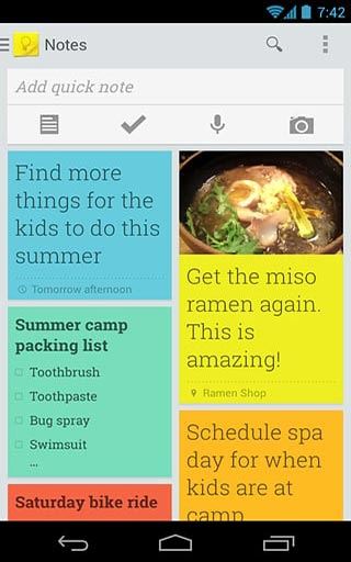 谷歌笔记（google keep）截图1