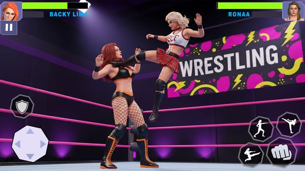 美女摔跤模拟器（Bad Girls Wrestling）截图2