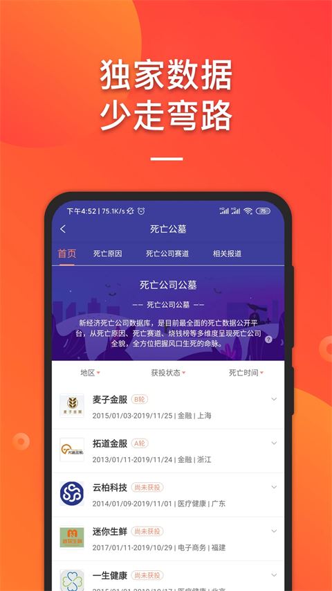 IT桔子截图5