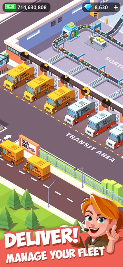 我快递送的贼快（Idle Courier Tycoon）截图2