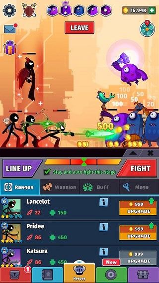 火柴人英雄怪物时代（Stickman Heroes: Monster Age）截图2