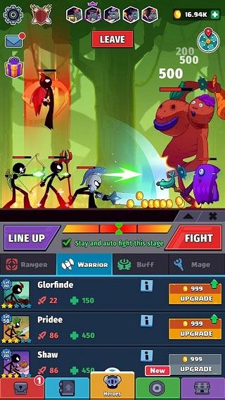 火柴人英雄怪物时代（Stickman Heroes: Monster Age）截图4