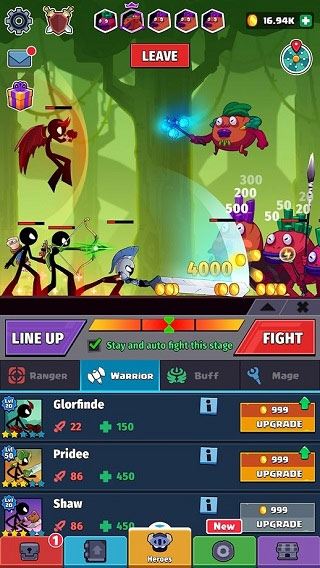 火柴人英雄怪物时代（Stickman Heroes: Monster Age）截图3