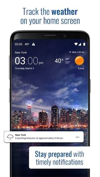 透明时钟和天气插件截图5