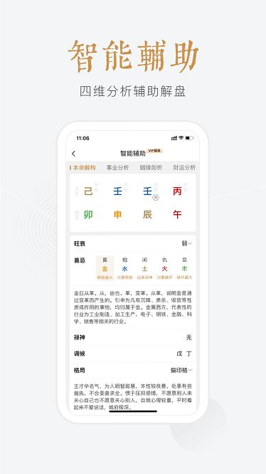 小南斗八字排盘截图3