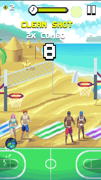 像素投篮(Bouncy Hoops)截图4
