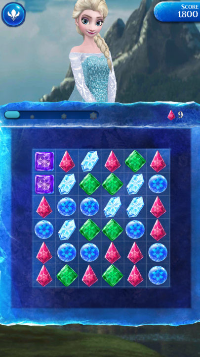 冰雪奇缘冰纷乐(Frozen Free Fall)截图2