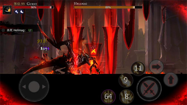 死亡之影黑暗骑士(Shadow of Death: Offline Games)截图3