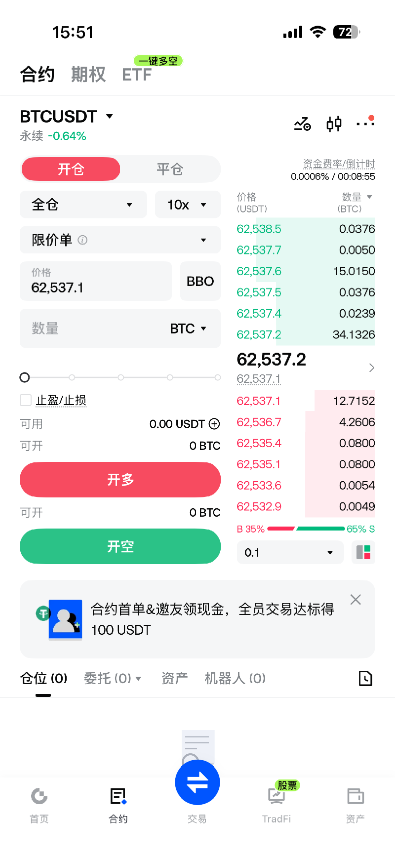 比特交易所截图2