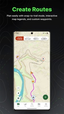 Gaia GPS(盖亚地图)截图1