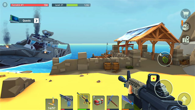 特格拉生存(TEGRA: Zombie Survival Island)截图5