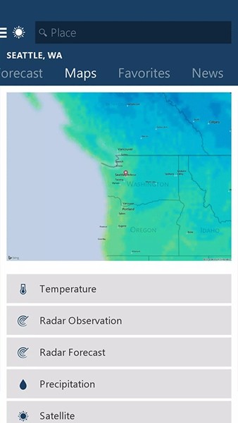 msn天气app截图3
