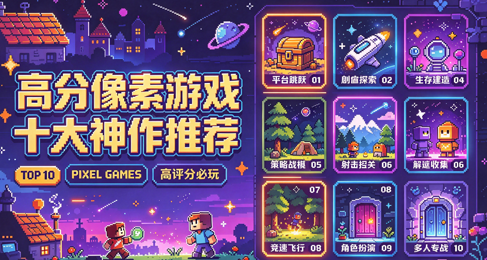 高分像素游戏十大神作推荐