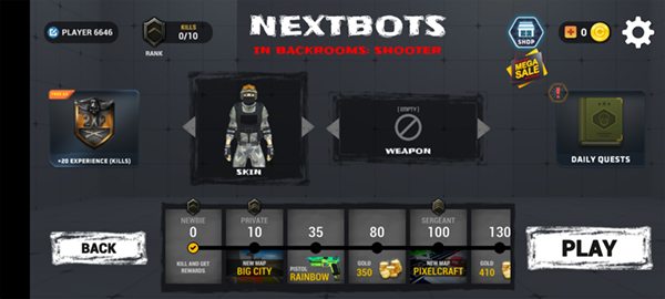 nextbots密室射手截图4