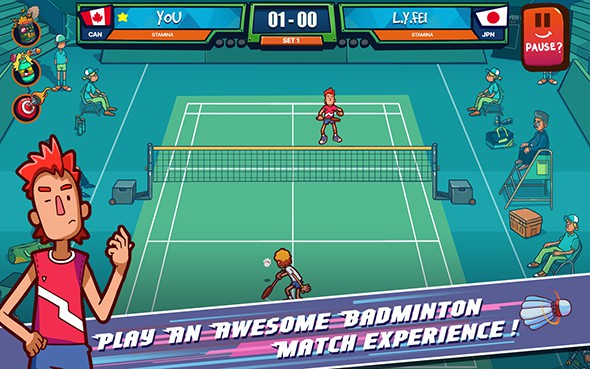 超级羽毛球(Super Stick Badminton)截图4