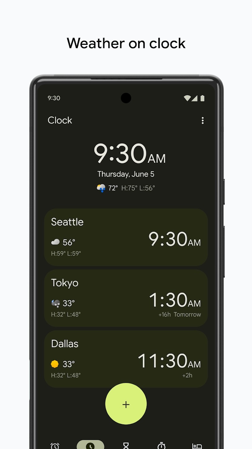 谷歌天气截图1