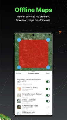 Gaia GPS(盖亚地图)截图2