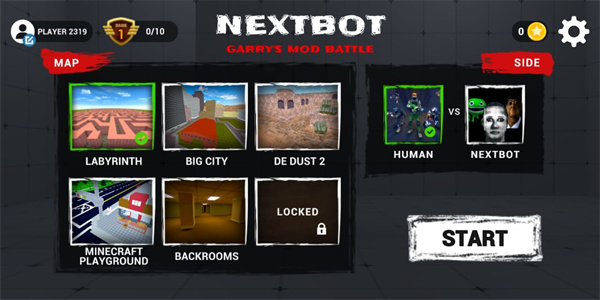 Nextbots密室射手手游新手指南配图1