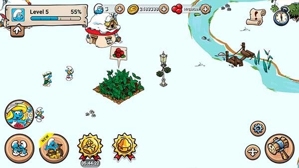 smurfs蓝精灵村庄下载