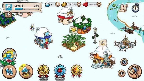 smurfs蓝精灵村庄下载